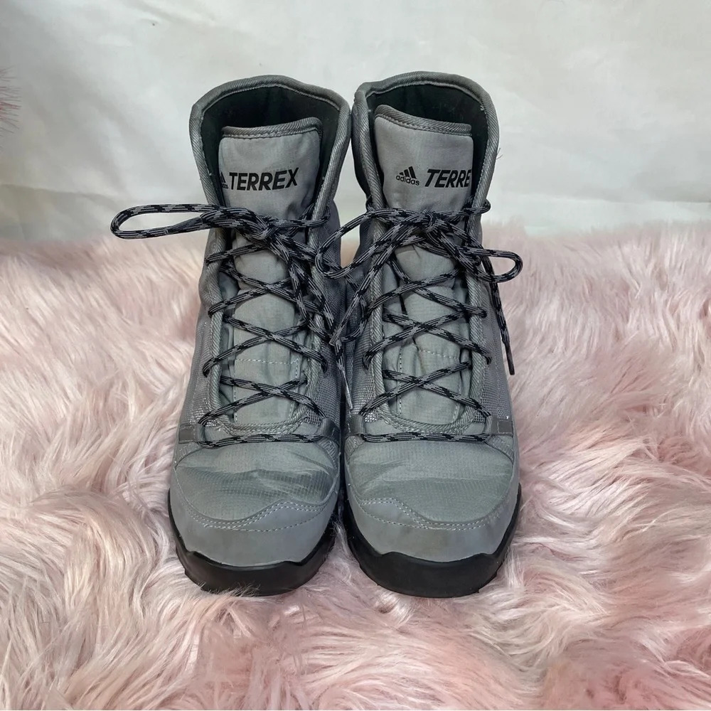 Adidas Terrex Women’s Boots Sneakers Lace Up Gray Camo
